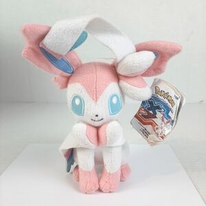 Pokemon Sylveon Tomy Plush Toy Official Licensed Product 8" Plush